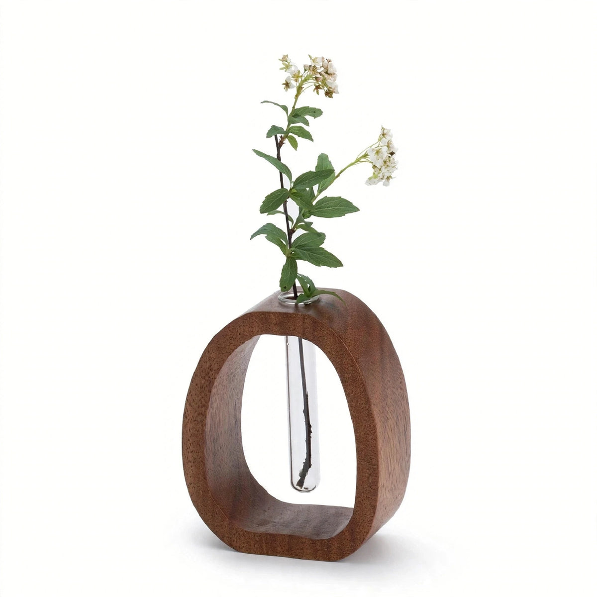 Wooden Flower Vase