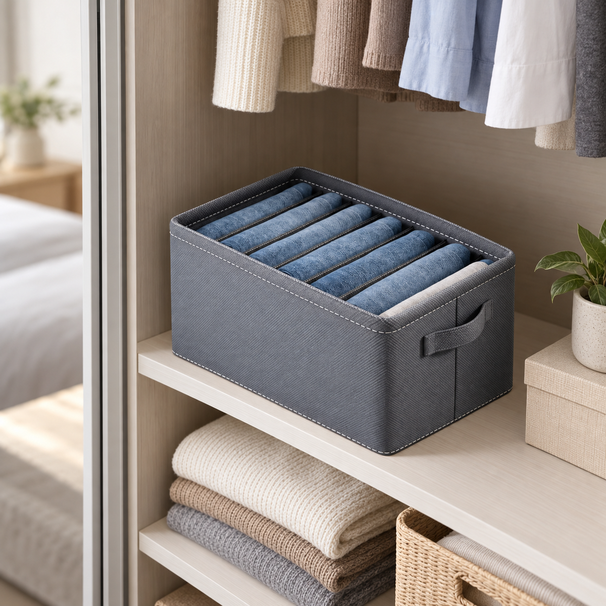 Foldable Wardrobe Organiser