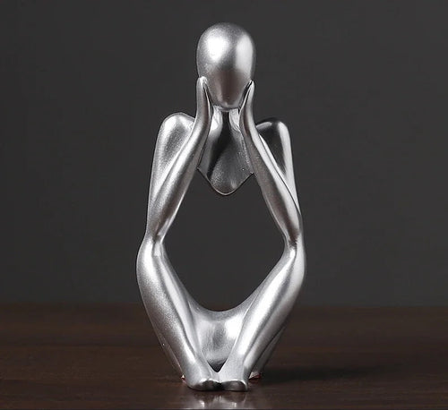 Abstract Thinker Figurine