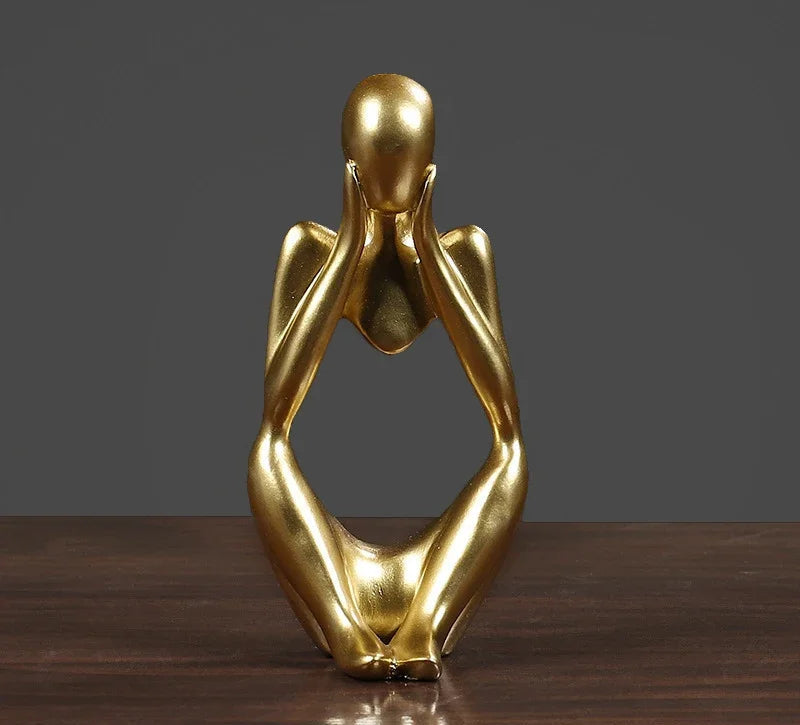 Abstract Thinker Figurine