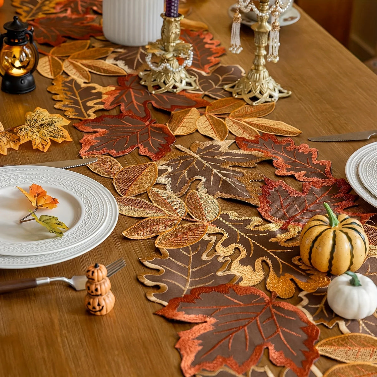 Embroidered Table Runner