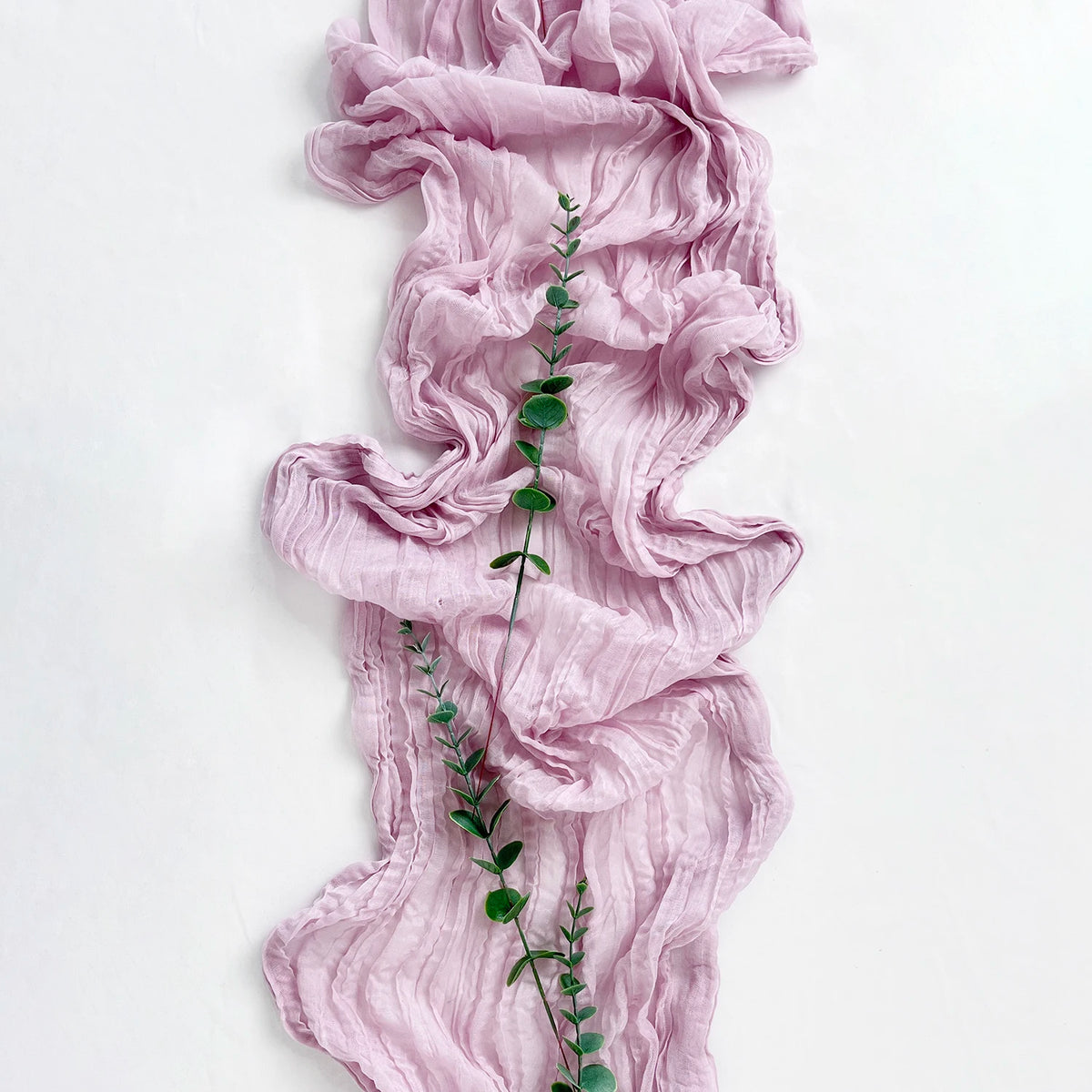 Sage Gauze Table Runner
