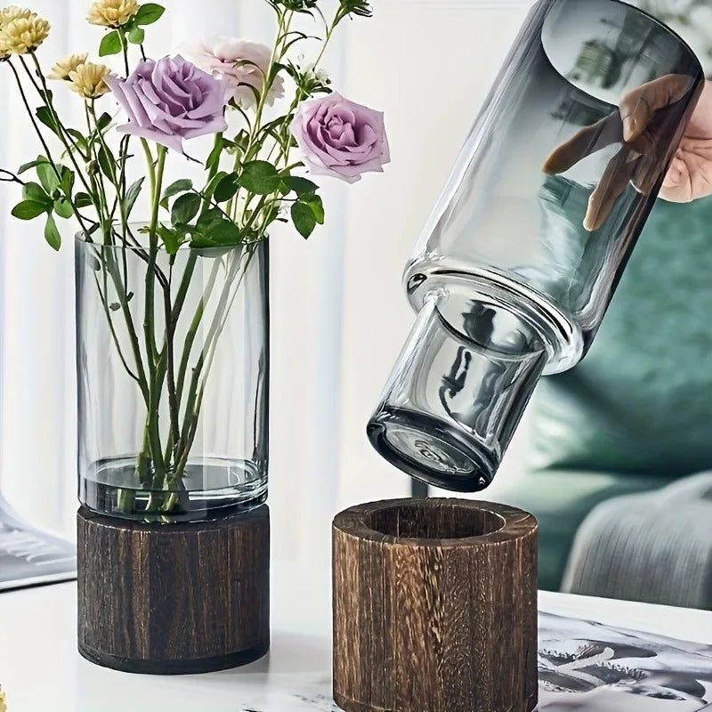 Retro Glass Decorative Vase