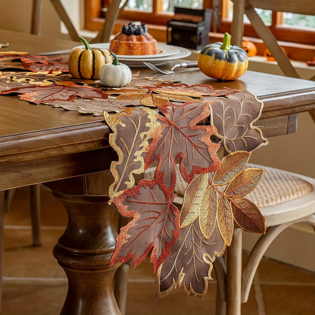 Embroidered Table Runner