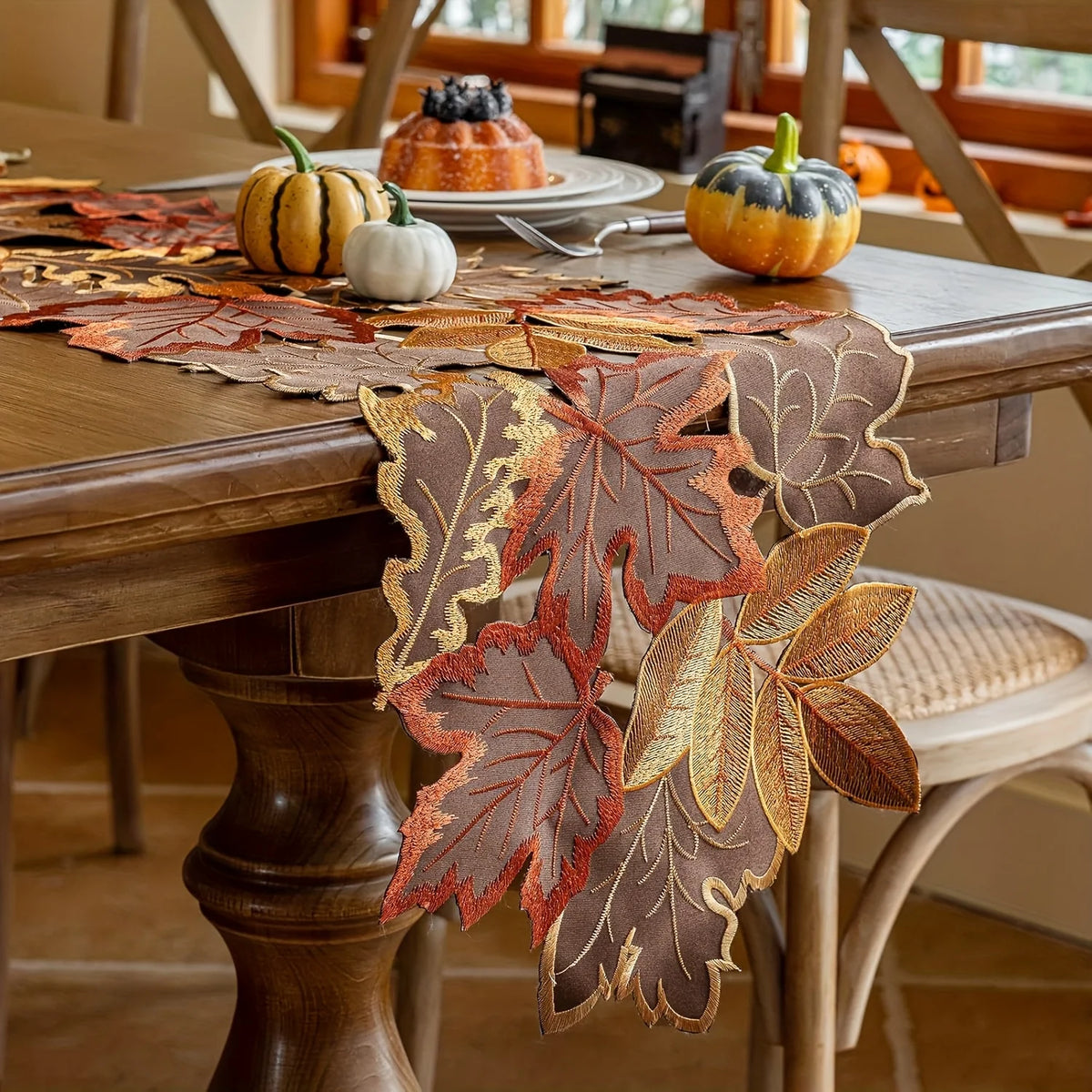Embroidered Table Runner