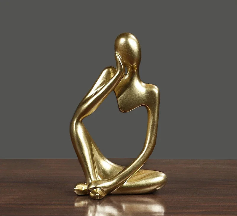 Abstract Thinker Figurine