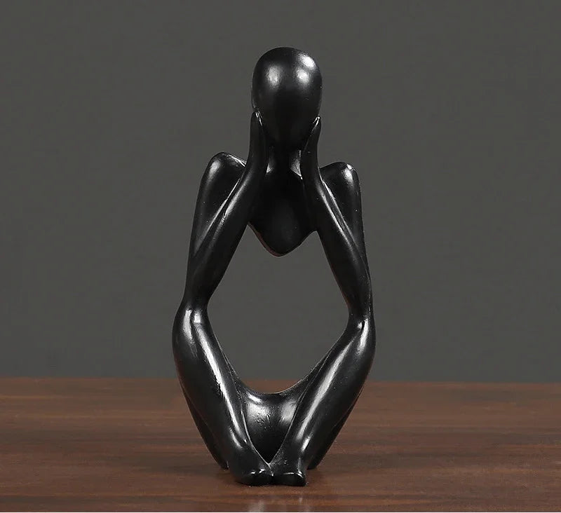 Abstract Thinker Figurine