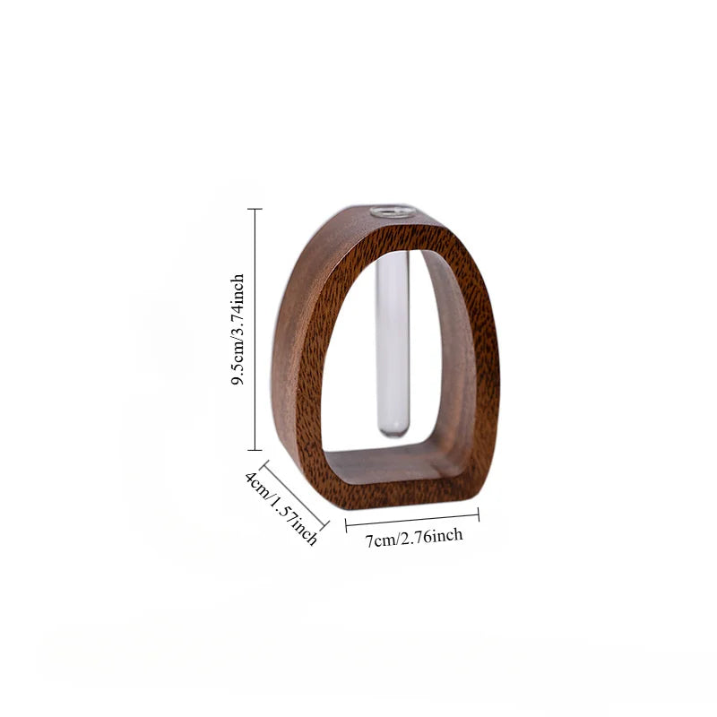 Wooden Flower Vase