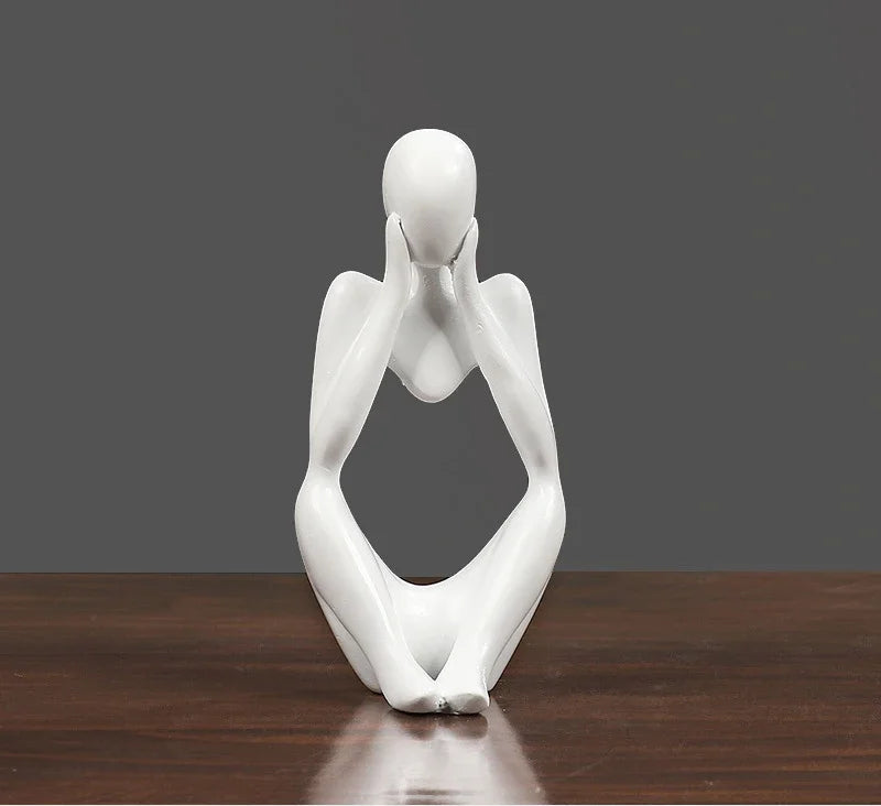 Abstract Thinker Figurine